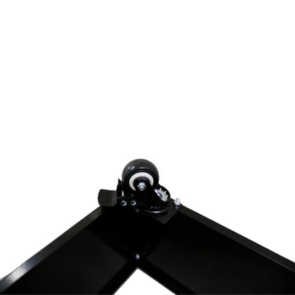 Black Metal Planter Medium + Wheels V637-DP10187880
