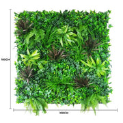 Coastal Greenery Vertical Garden / Green Wall UV Resistant 100cm X 100cm V637-DP1019047