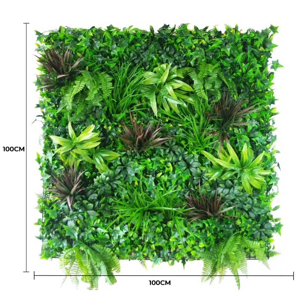 Coastal Greenery Vertical Garden / Green Wall UV Resistant 100cm X 100cm V637-DP1019047