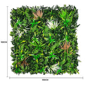 Wild Tropics Vertical Garden / Green Wall UV Resistant 100cm X 100cm V637-DP1019775
