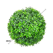 Medium Green Leaf Buxus Topiary Ball UV Resistant 28cm V637-DP1020579