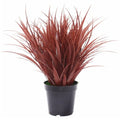 Artificial Ornamental Potted Dense Burgundy Grass UV Resistant 38cm V637-DP1043014