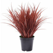 Artificial Ornamental Potted Dense Burgundy Grass UV Resistant 38cm V637-DP1043014