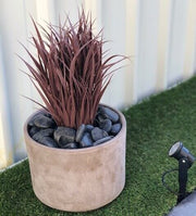 Artificial Ornamental Potted Dense Burgundy Grass UV Resistant 38cm V637-DP1043014