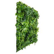 White Grassy Greenery Vertical Garden / Green Wall UV Resistant 100cm x 100cm V637-DP1070228