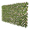 Premium Jasmine Artificial Hedge Extendable Trellis / Screen 2 Meter By 1 Meter UV Resistant (PVC) V637-DP10786514