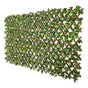 Premium Jasmine Artificial Hedge Extendable Trellis / Screen 2 Meter By 1 Meter UV Resistant (PVC) V637-DP10786514