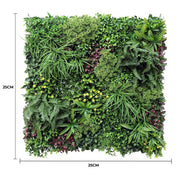 Luxury Country Fern Recycled Vertical Garden / Green Wall UV Resistant Sample V637-DP1097773-1-S