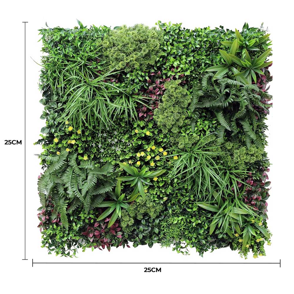 Luxury Country Fern Recycled Vertical Garden / Green Wall UV Resistant Sample V637-DP1097773-1-S