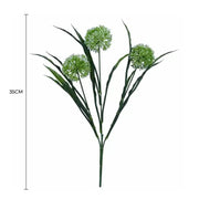 Lush Flowering White Hydrangea Stem 35cm UV Resistant V637-DP1097801