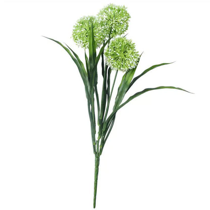 Lush Flowering White Hydrangea Stem 35cm UV Resistant V637-DP1097801