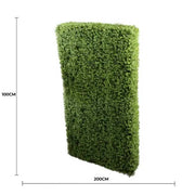 Deluxe Portable Buxus Hedge UV Resistant 100cm Long x 200cm High V637-DP1107975