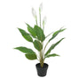 Artificial Flowering White Peace Lily / Calla Lily 95cm V637-DP1128560