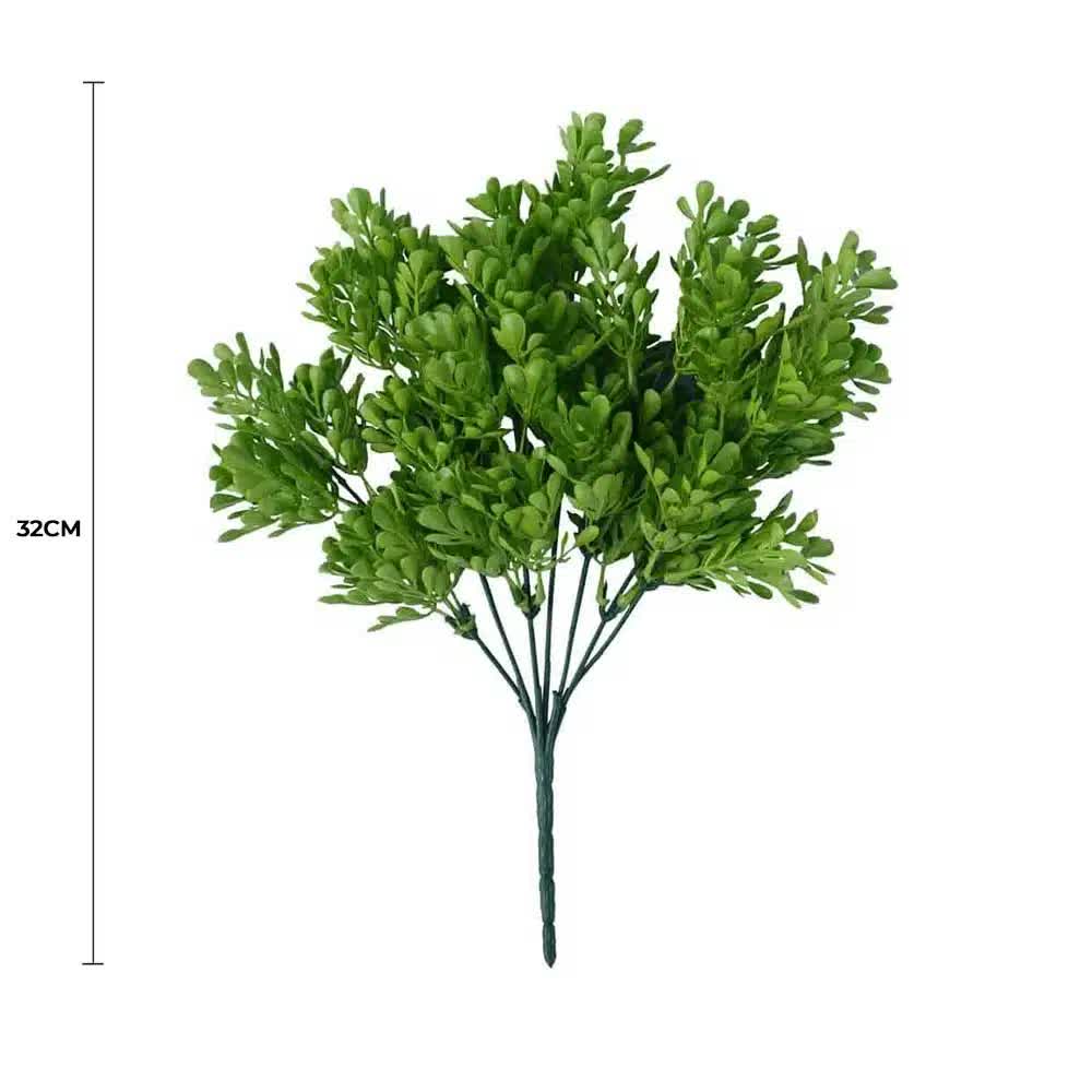 Vivid Green Wide Eucalyptus Plant 32cm UV Resistant V637-DP1140204