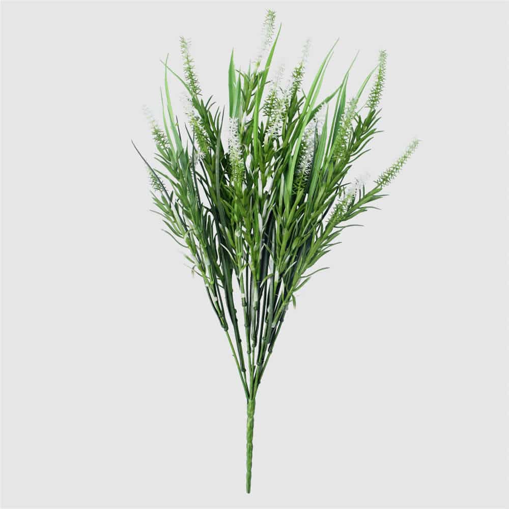 Long Artificial Lavender Stem (White) 50cm UV Resistant V637-DP1140210