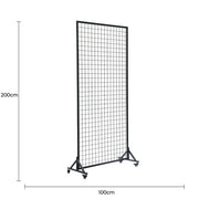 Versatile and Premium Flower Wall Stand / Portable Event Screen with Wheels 2m x 1m V637-DP1140613