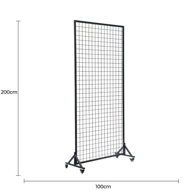 Versatile and Premium Flower Wall Stand / Portable Event Screen with Wheels 2m x 1m V637-DP1140613