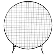 Sturdy Circular Flower Wall / Event Stand 200cm Diameter (Black Frame) V637-DP1140700B