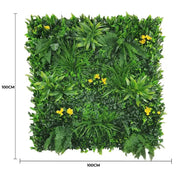 Yellow Rose Vertical Garden / Green Wall UV Resistant Sample V637-DP1156294