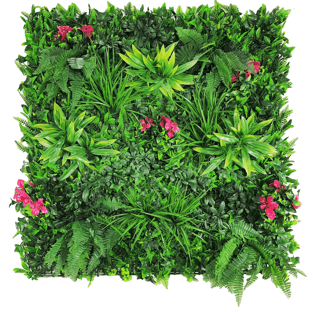 Flowering Lilac Vertical Garden / Green Wall UV Resistant 100cm X 100cm Panel V637-DP1156482