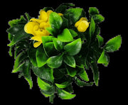 Flowering Yellow Rose Stem UV Resistant 30cm V637-DP1156492