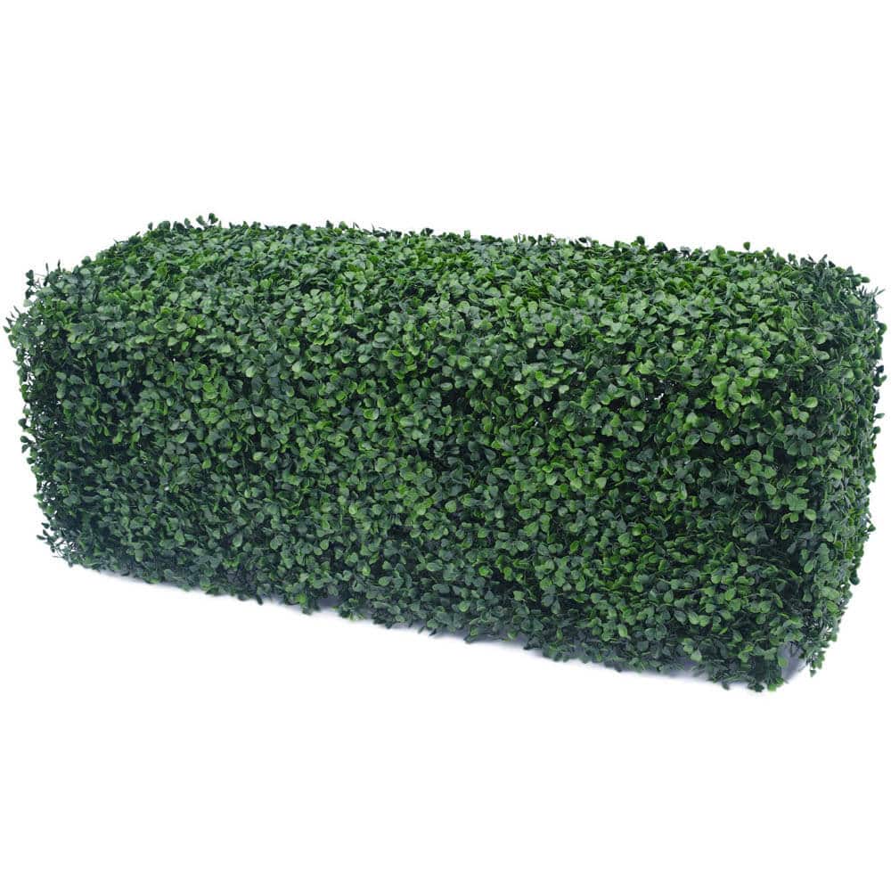 Portable Boxwood Hedge UV Resistant 25cm High 100cm Long V637-DP1157825