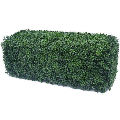 Portable Boxwood Hedge UV Resistant 25cm High 100cm Long V637-DP1157825