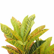Artificial Potted Flaming Zebra (Codiaeum variegatum / crotons) 55cm V637-DP1158149