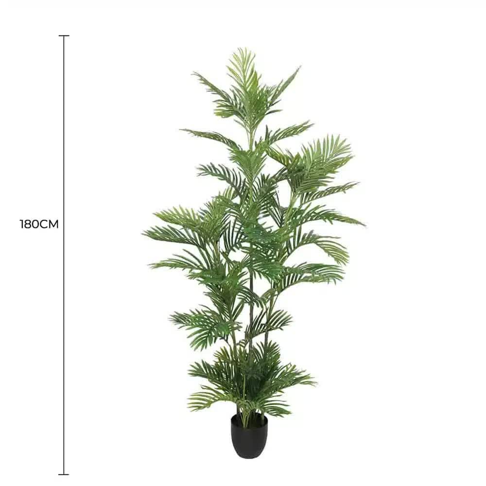 Premium Artificial Potted Multi-trunk Fan Palm 180cm V637-DP1158155