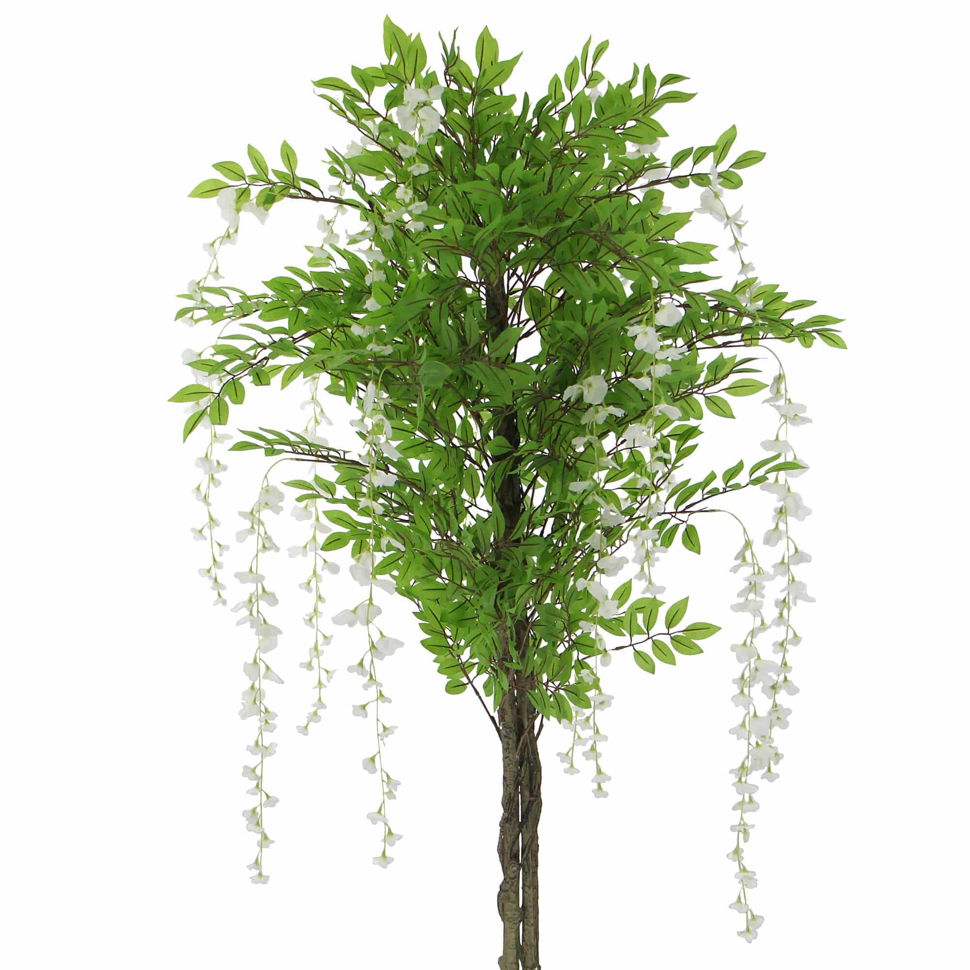 Flowering Artificial Wisteria with White Flowers 180cm V637-DP1166618N
