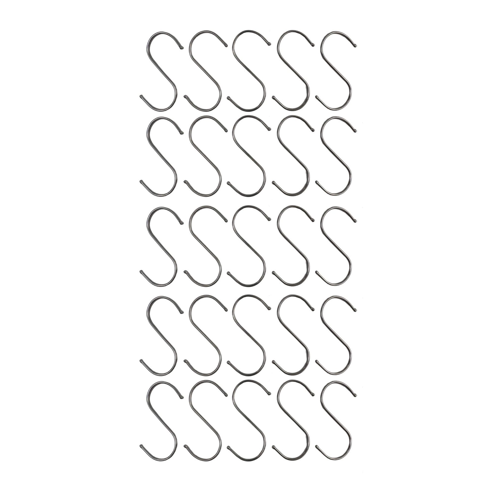 Stainless Steel Hanging S Hooks 12cm X 6cm 25 Pieces V637-DP1175900-25