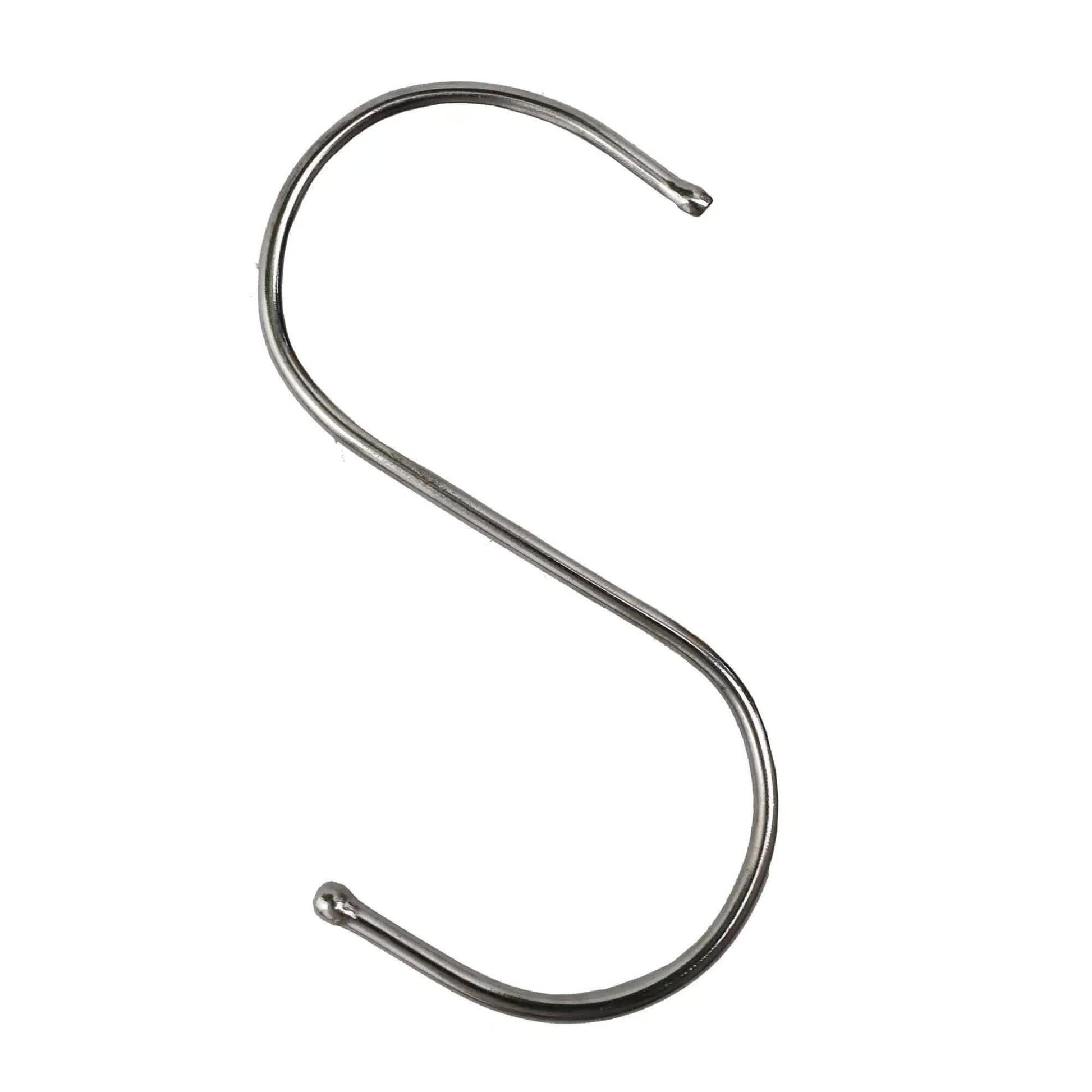 Stainless Steel Hanging S Hooks 12cm X 6cm 25 Pieces V637-DP1175900-25