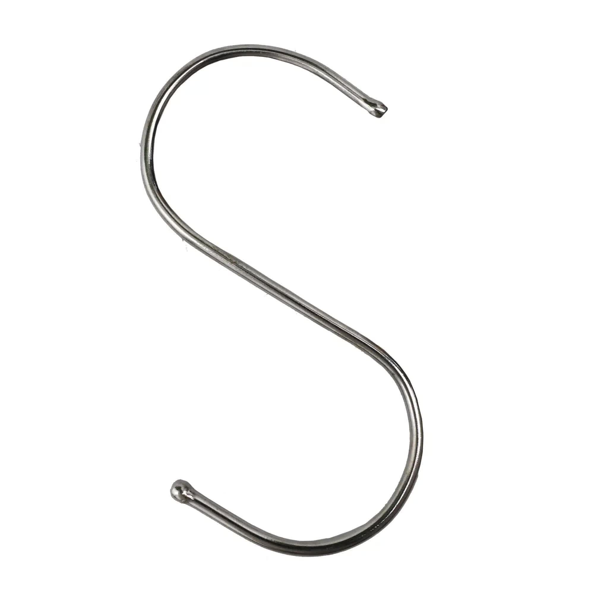 Stainless Steel Hanging S Hooks 12cm X 6cm 25 Pieces V637-DP1175900-25