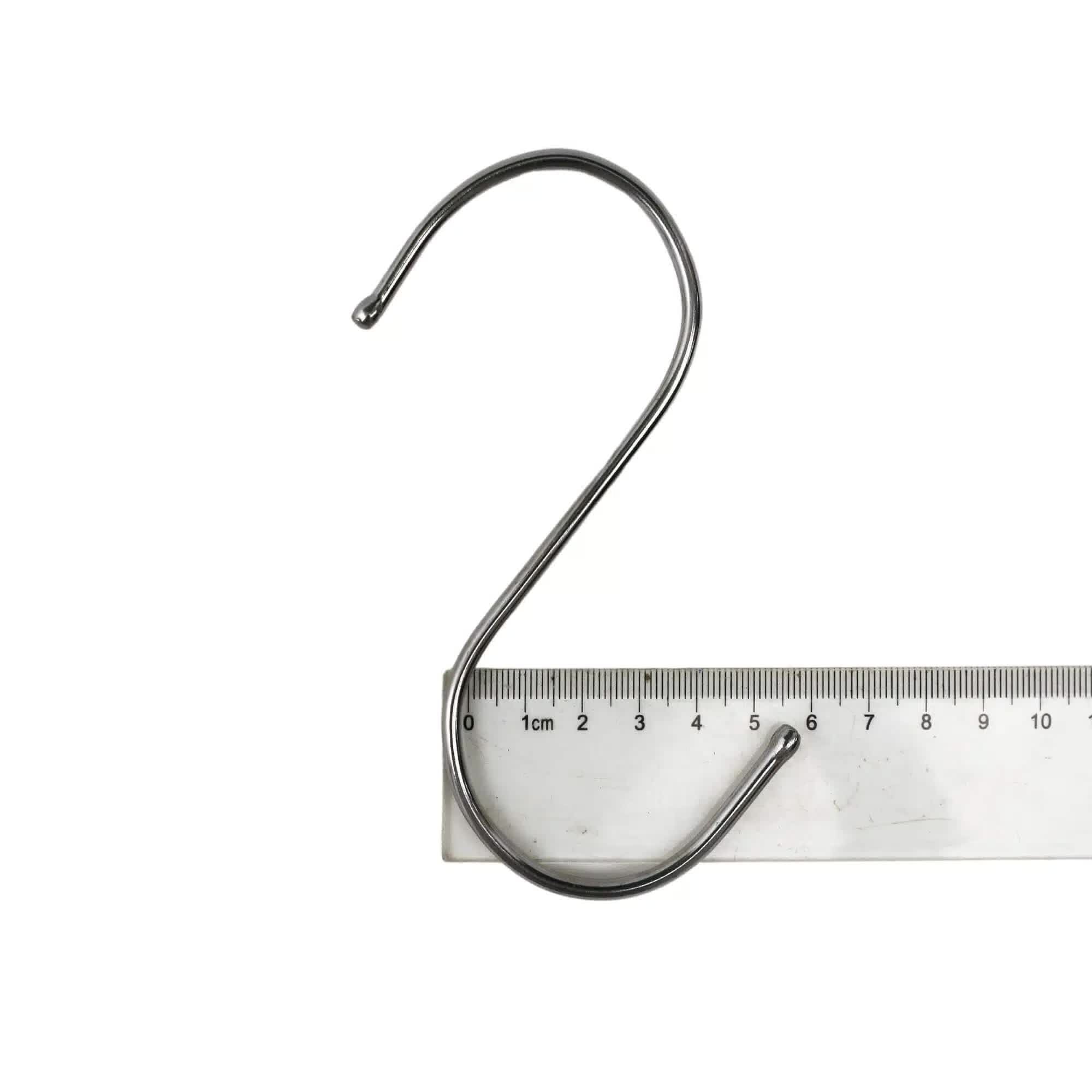Stainless Steel Hanging S Hooks 12cm X 6cm 25 Pieces V637-DP1175900-25