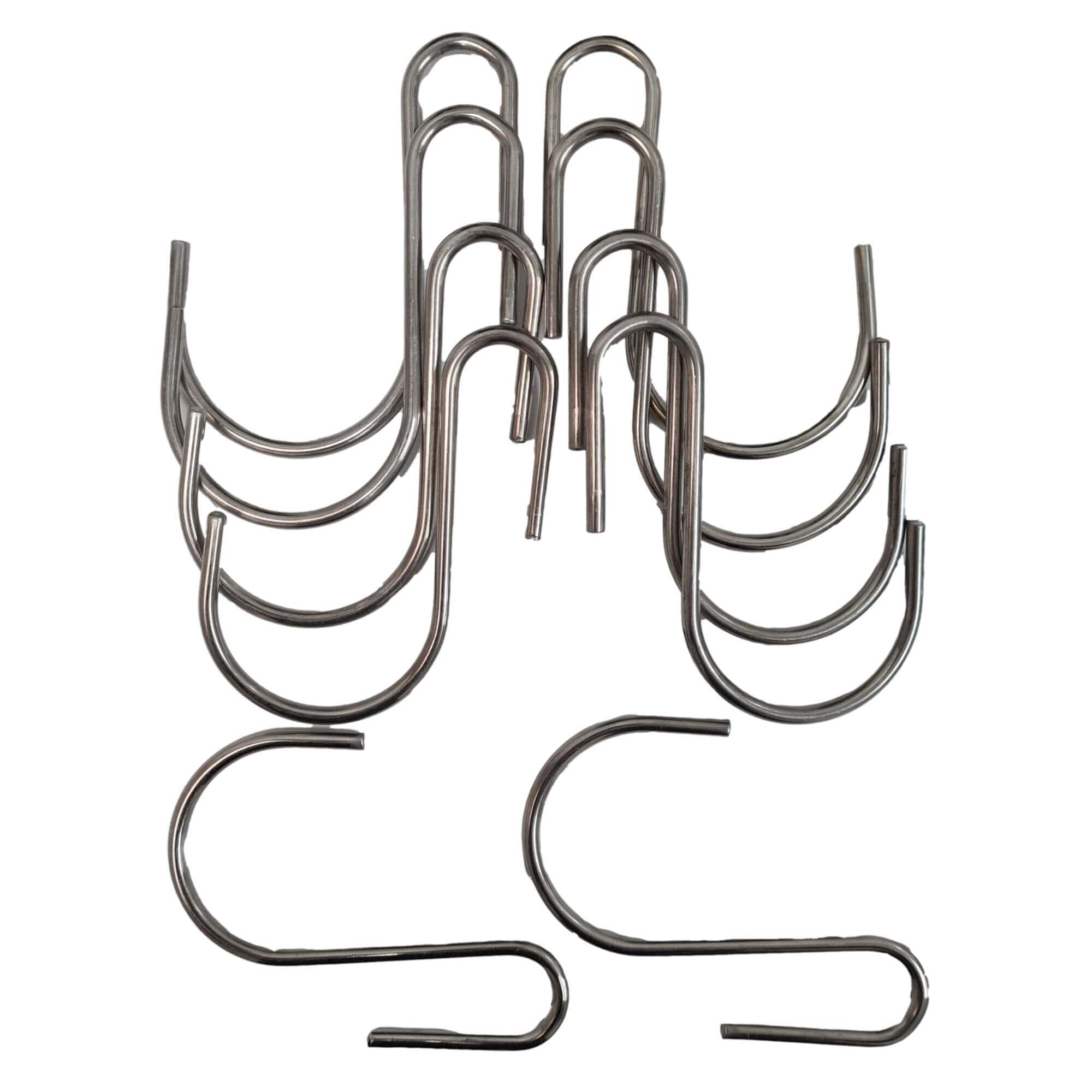 Stainless Steel Hanging Hooks 9cm x 7cm 10 Pieces V637-DP1175943-10