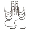 Stainless Steel Hanging Hooks 9cm x 7cm 50 Pieces V637-DP1175943-50