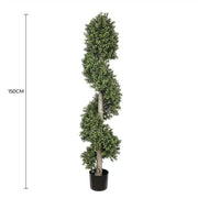 Artificial Topiary Spiral Tree 150cm UV Resistant V637-DP1178577