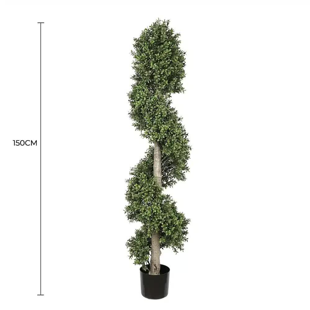 Artificial Topiary Spiral Tree 150cm UV Resistant V637-DP1178577