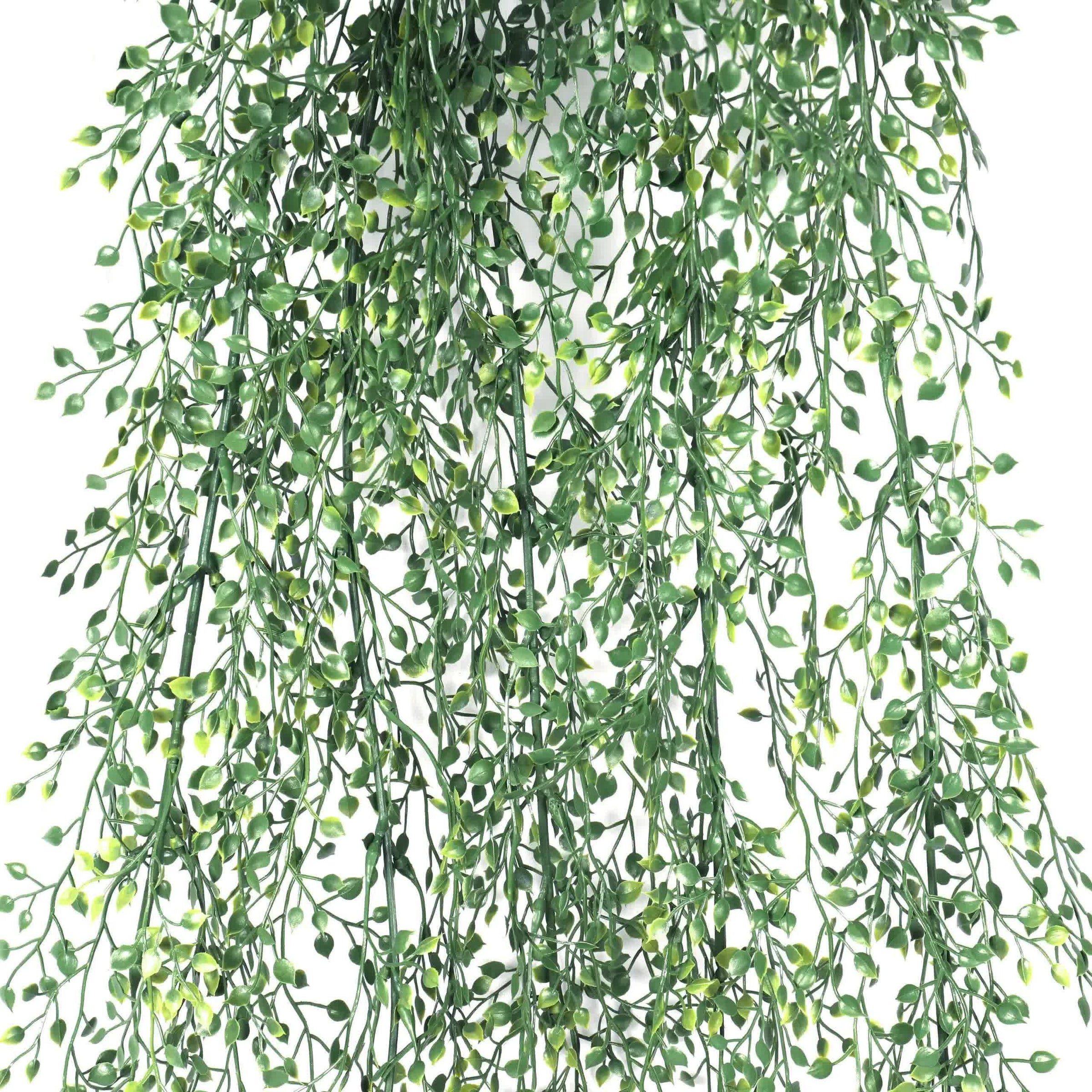 Artificial Hanging Jade Leaf Vine UV Resistant 90cm V637-DP1179457