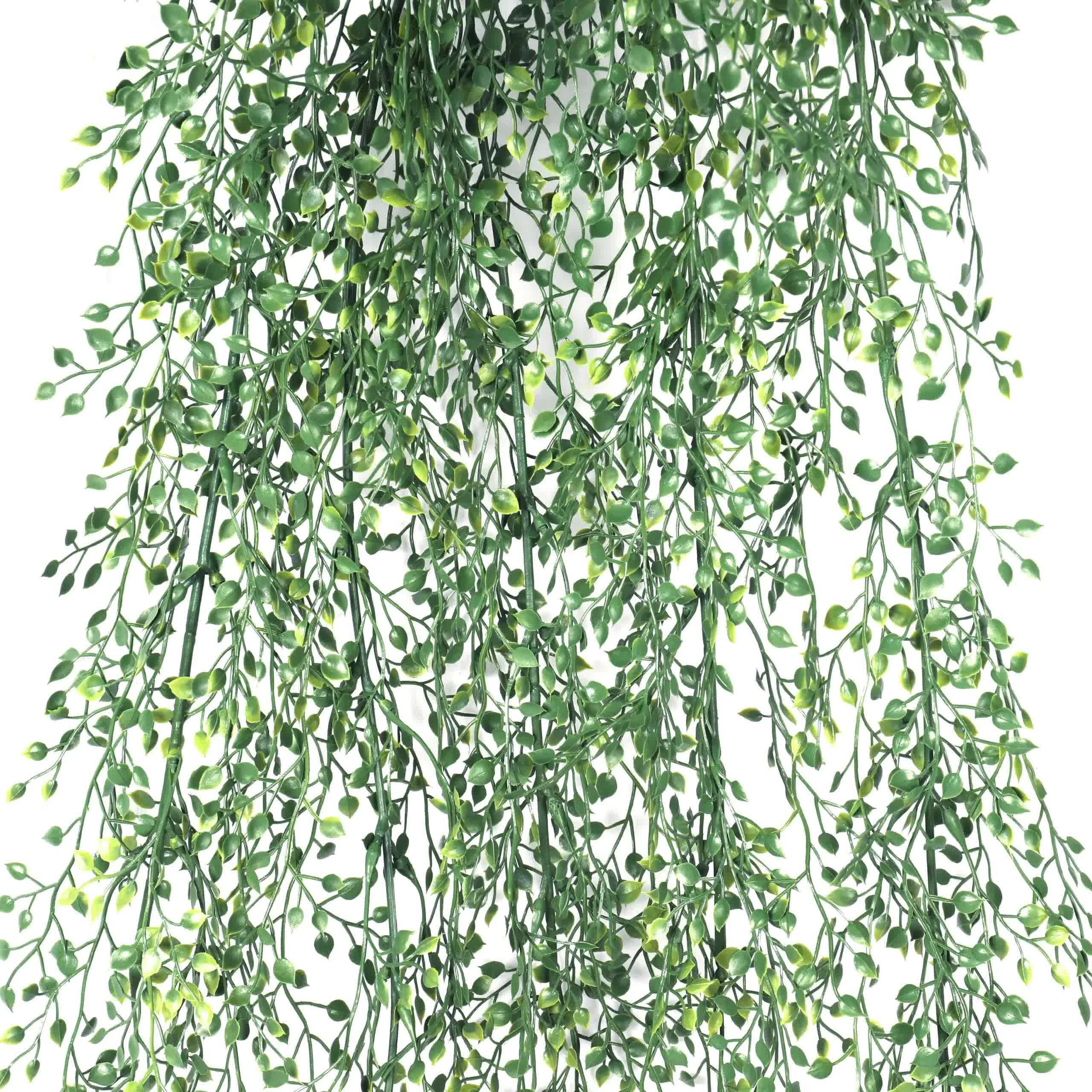 Artificial Hanging Jade Leaf Vine UV Resistant 90cm V637-DP1179457