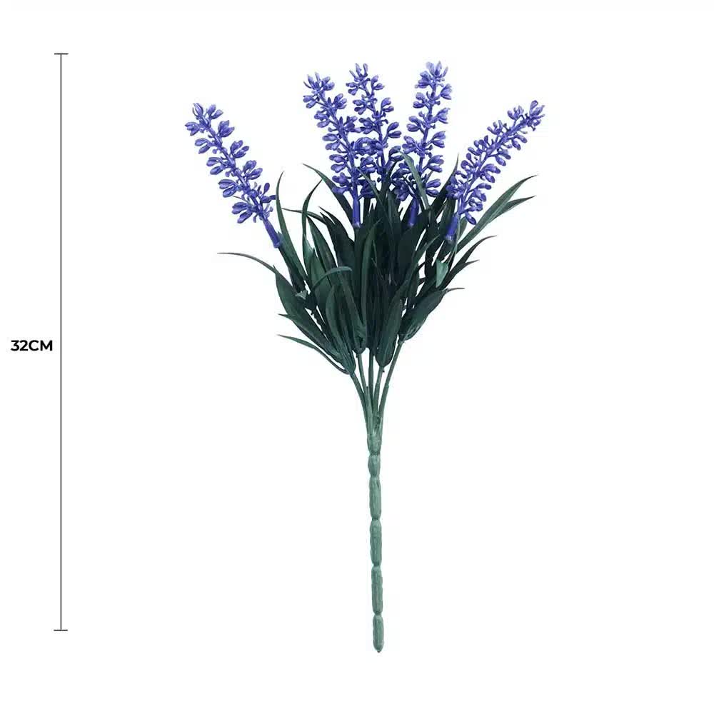 Artificial Lavender Stem (Impress Lavender) UV Resistant 32cm V637-DP1179491