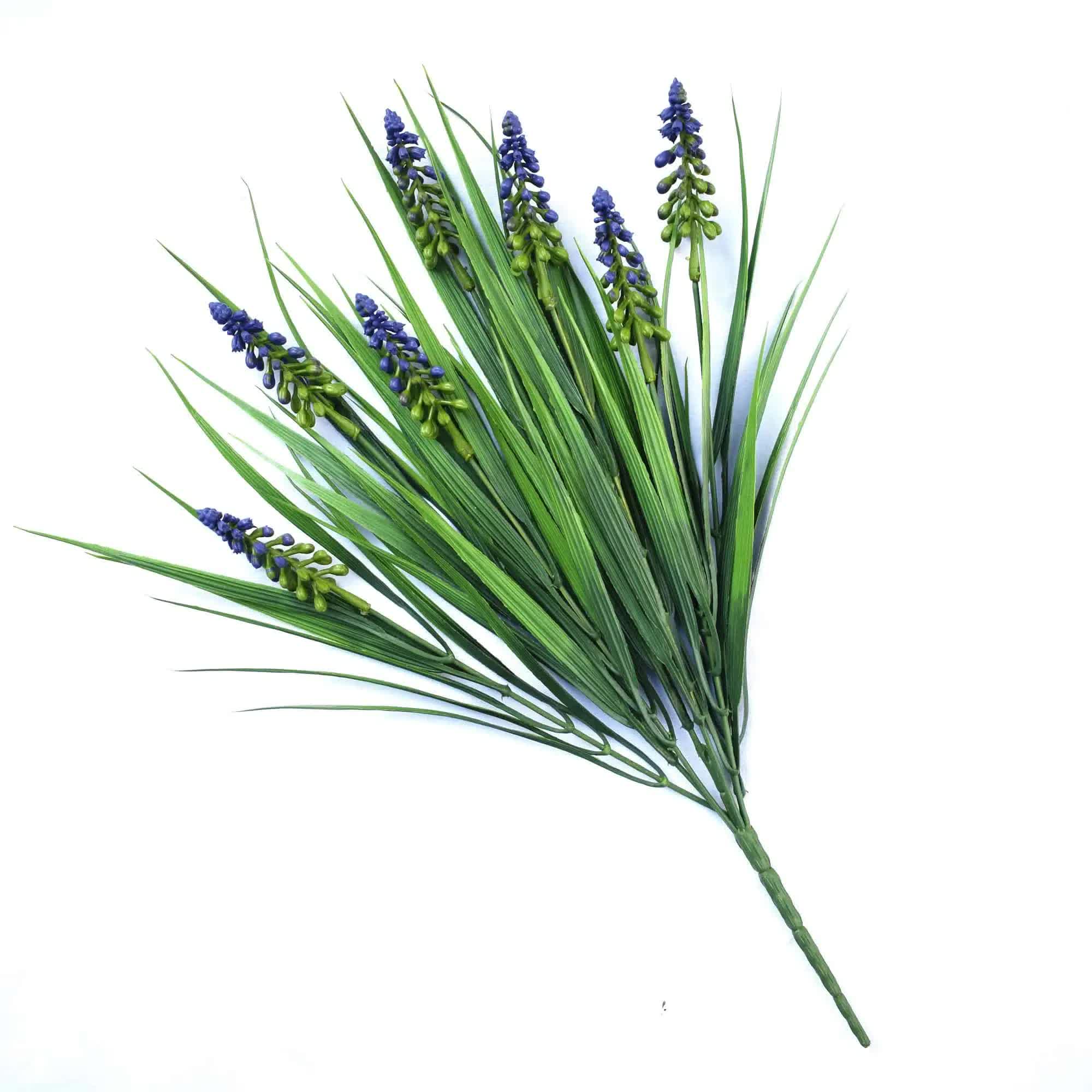 Artificial Dense English Lavender Stem UV Resistant 50cm V637-DP1179499