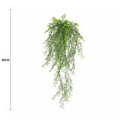 Artificial Hanging Plant (Natural Green) UV Resistant 90cm V637-DP1179502BG