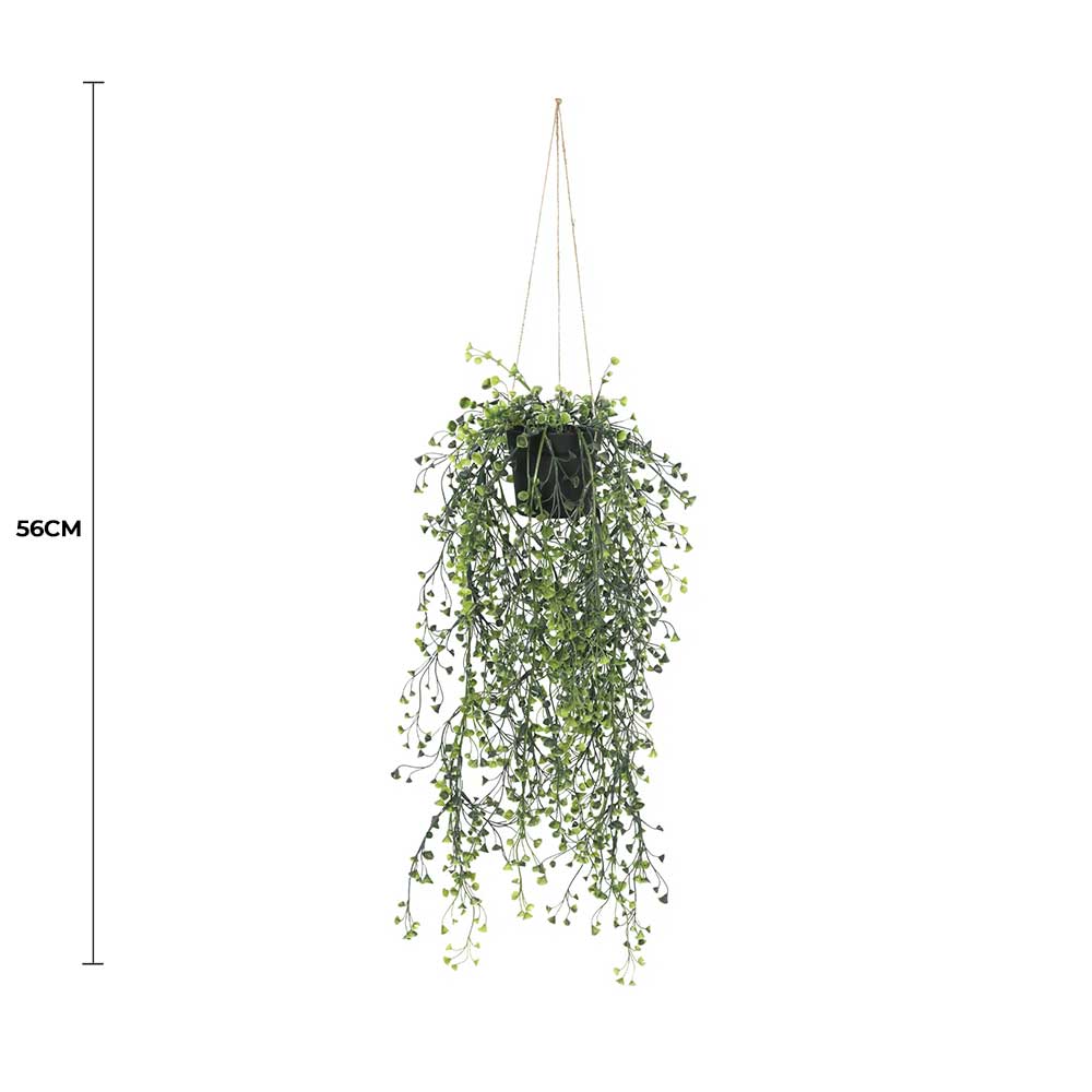 Artificial Hanging Pearls (Potted) 56cm UV Resistant V637-DP1189282