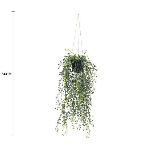 Artificial Hanging Pearls (Potted) 56cm UV Resistant V637-DP1189282
