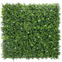 Luxury Flowering Artificial Buxus Hedge Panel UV Resistant Sample V637-DP119067