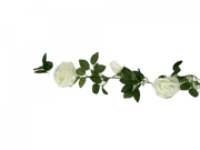 Flowering White Artificial Rose Garland 190cm V637-DP1191290