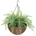 Large Artificial Hanging Basket (Fern Hanging Basket) UV Resistant V637-DP1193907