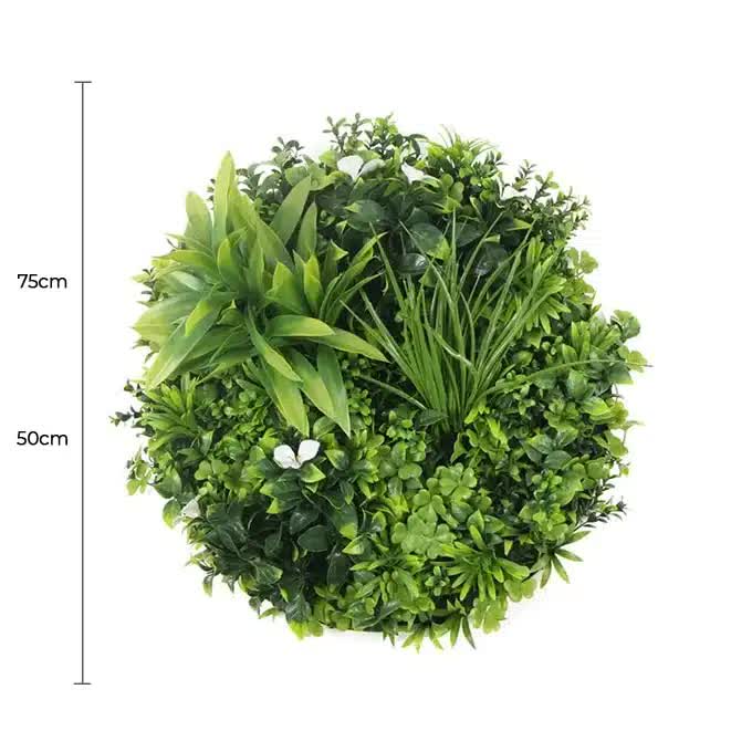 Two 50cm and One 75cm Flowering White Disc Bundle V637-DP1194116