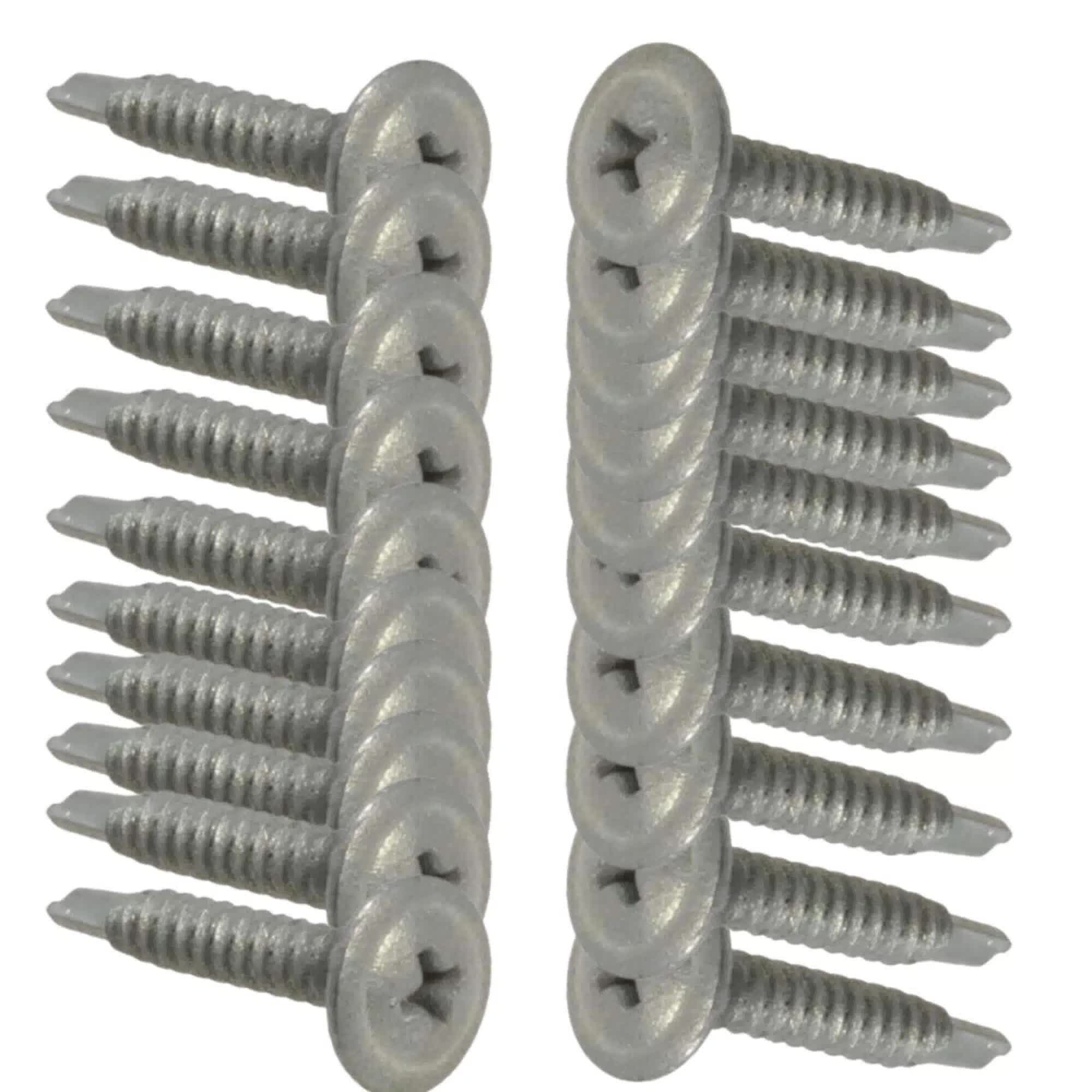 Cement Sheet & Blueboard Green Wall Screws 20pc V637-DP1198715